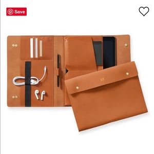 Mark and Graham leather tech wallet - never used!